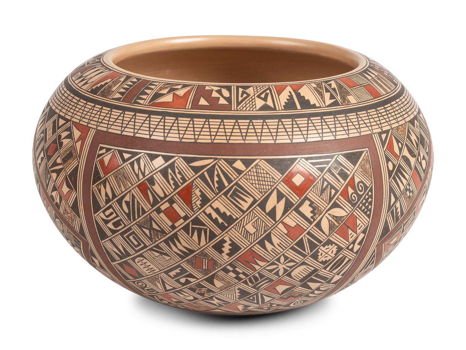 Polychrome Pottery Jar