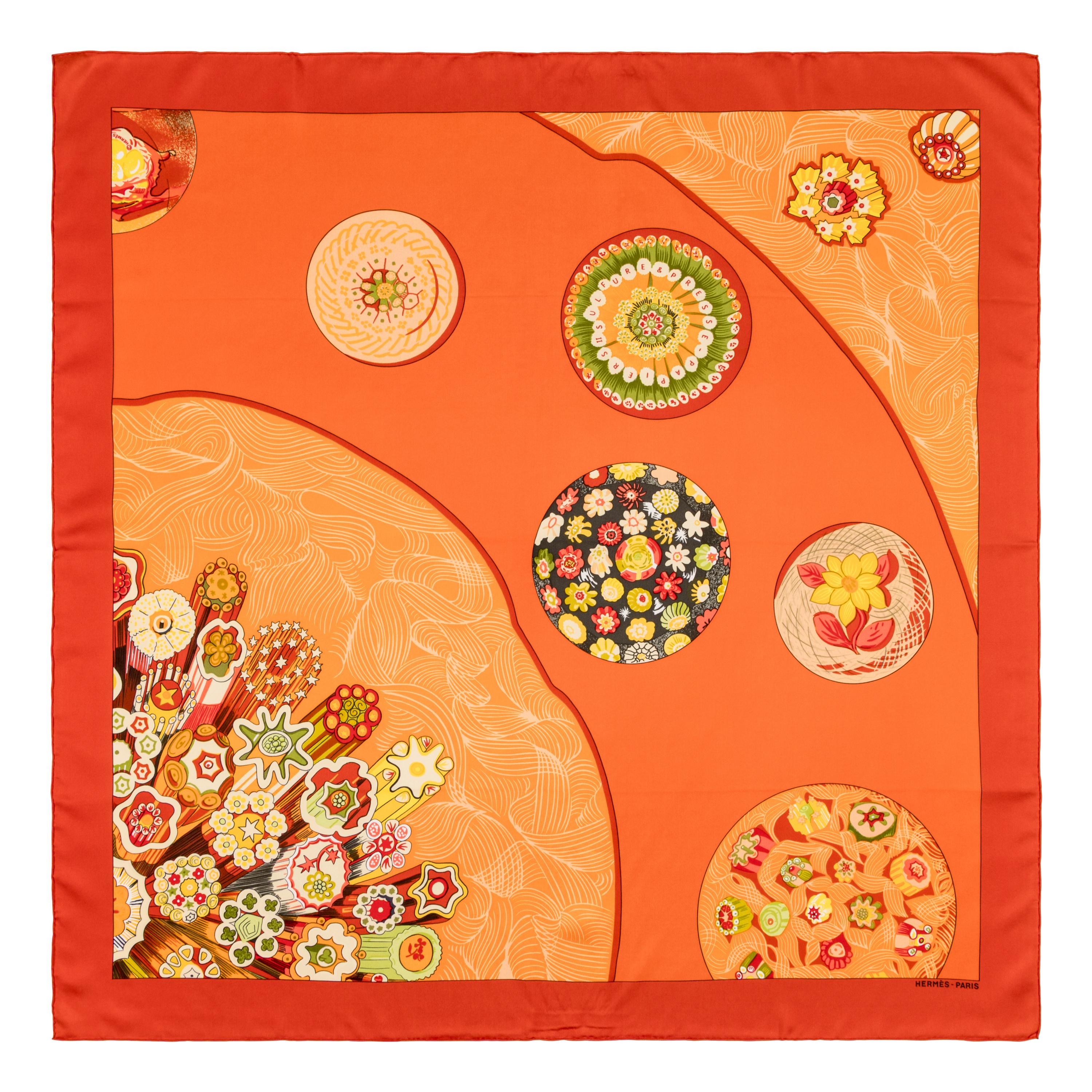 Hermès, Three Silk Scarves