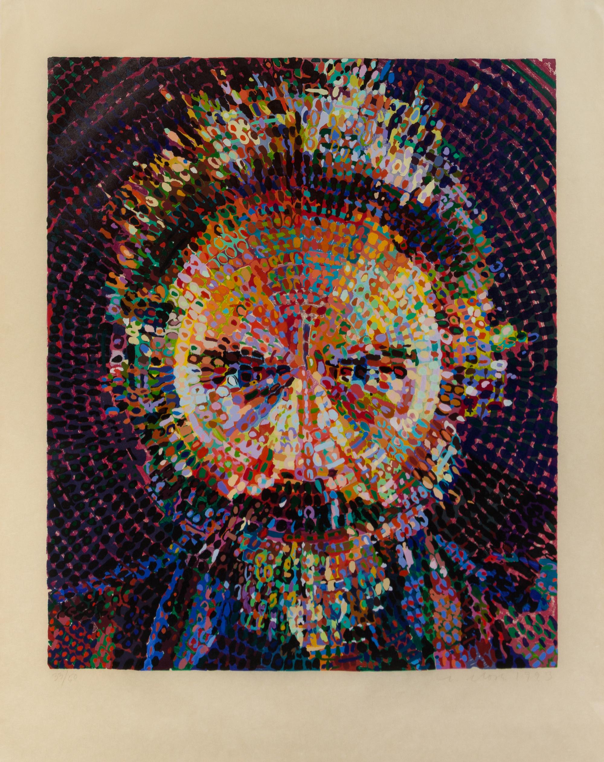 Chuck Close, (American, b. 1940), Lucas, 1993