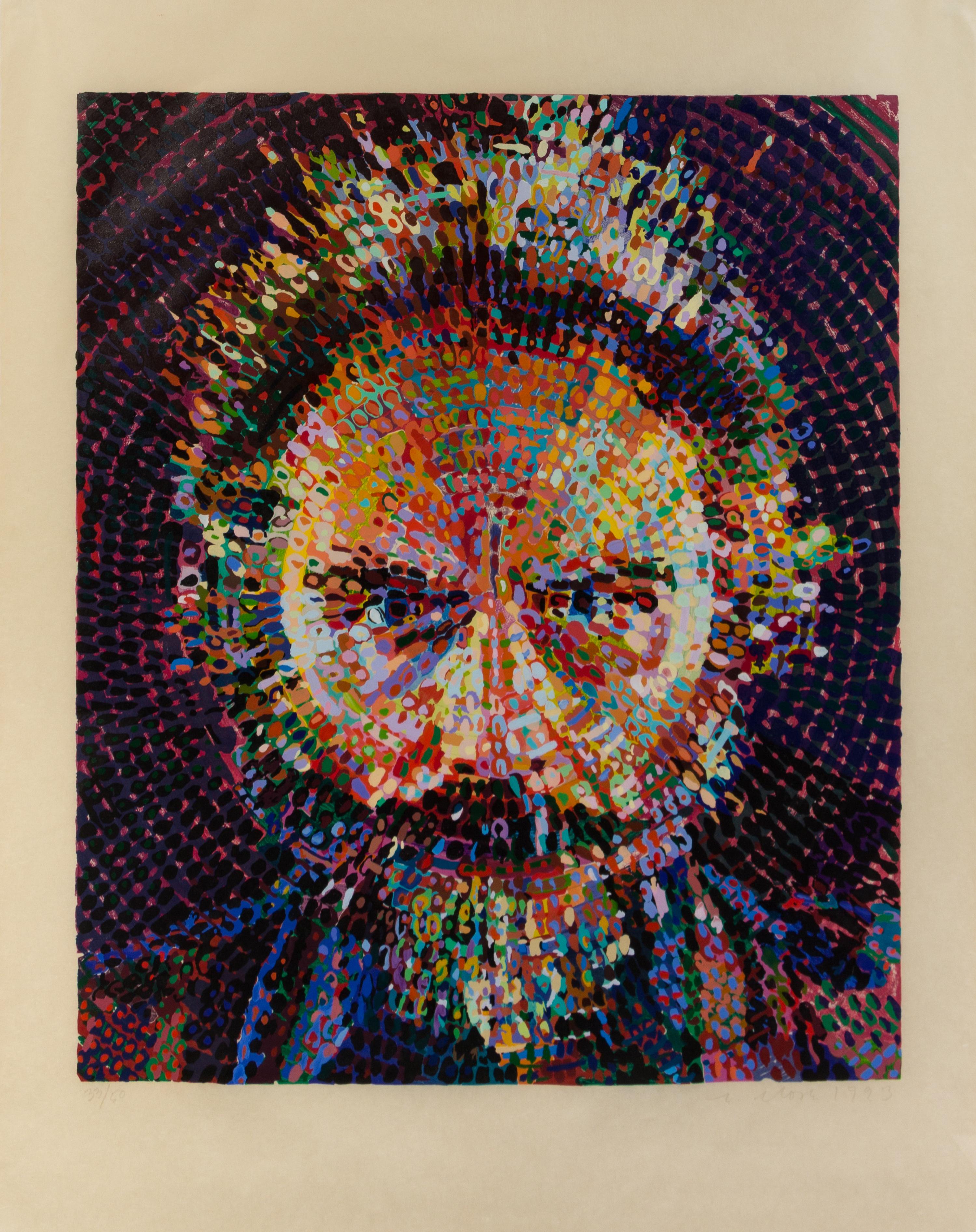 Chuck Close, (American, b. 1940), Lucas, 1993