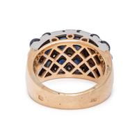 SAPPHIRE AND DIAMOND RING