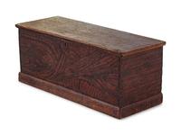 A Federal Grain-Painted Pine Blanket Chest