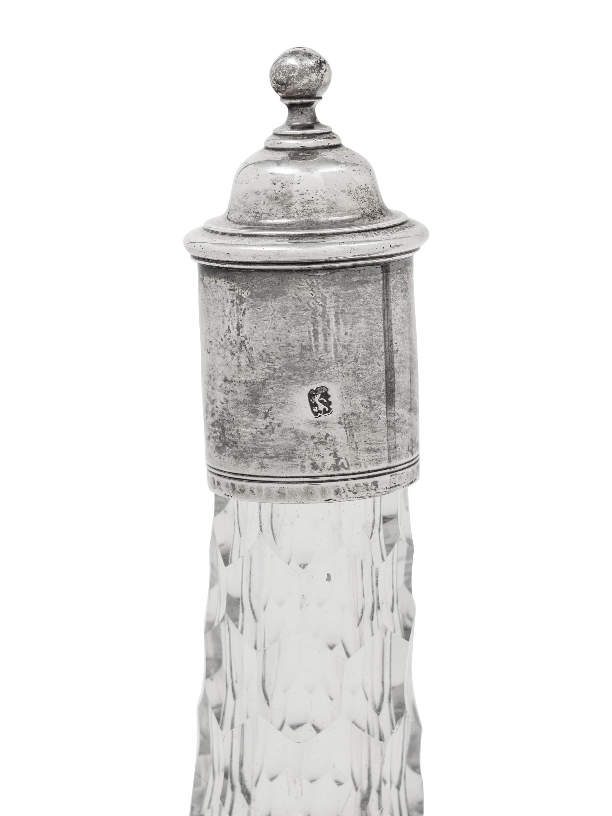 A George III Silver Cruet Stand