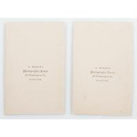 Pair of Civil War CDVs of Frances Clayton by S. Masury, Boston