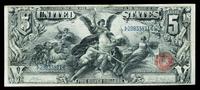 A United States 1896 Educational $5 Silver Certificate