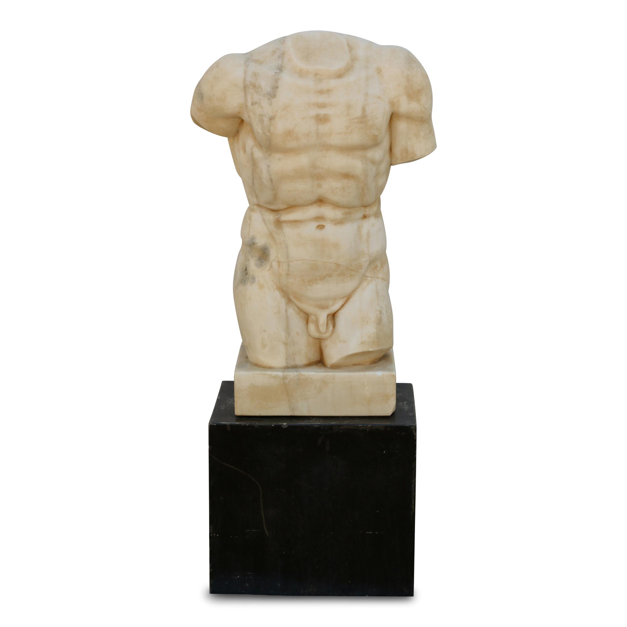 An Italian Marble Torso of a Man