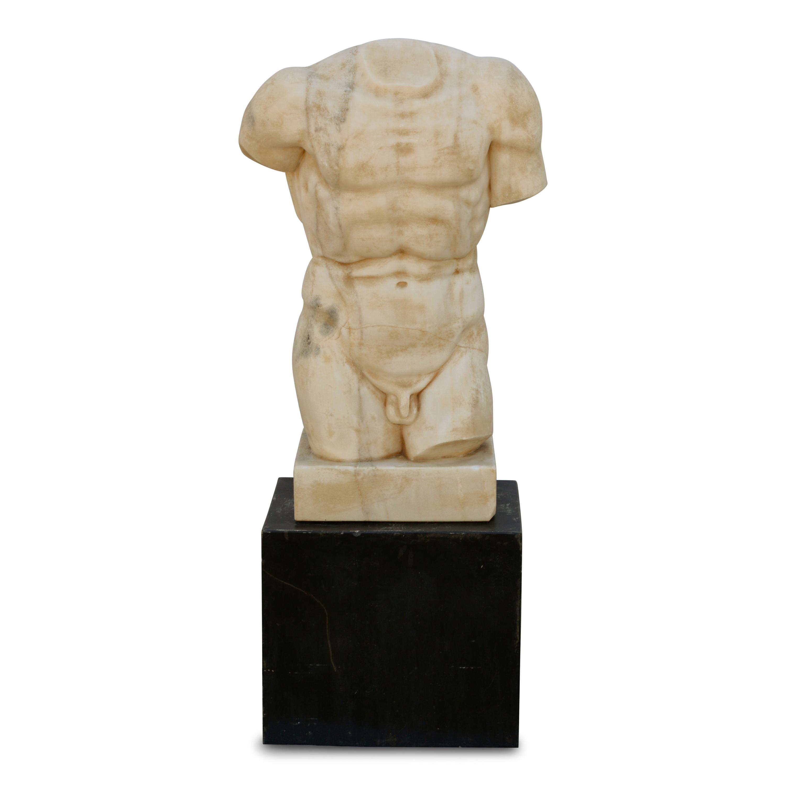 An Italian Marble Torso of a Man