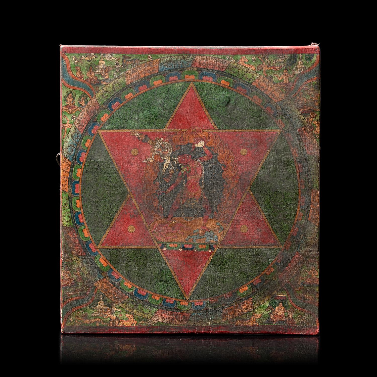 A Tibetan Vajrayogini Mandala Panel 金剛亥母曼荼圖