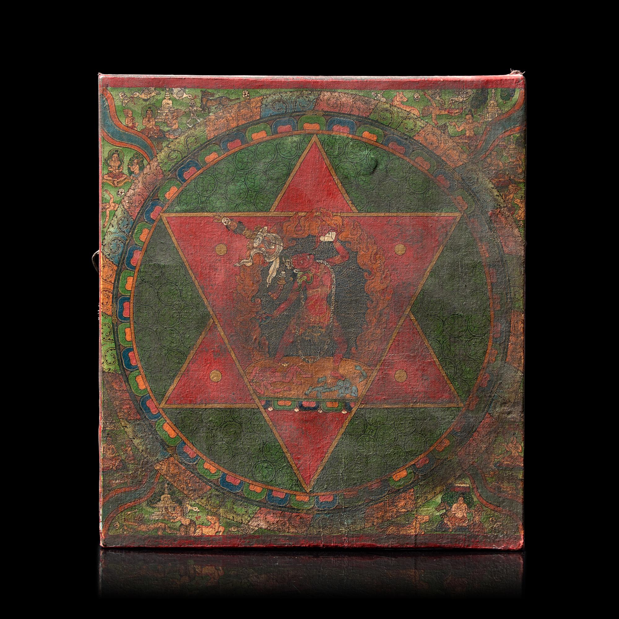 A Tibetan Vajrayogini Mandala Panel 金剛亥母曼荼圖