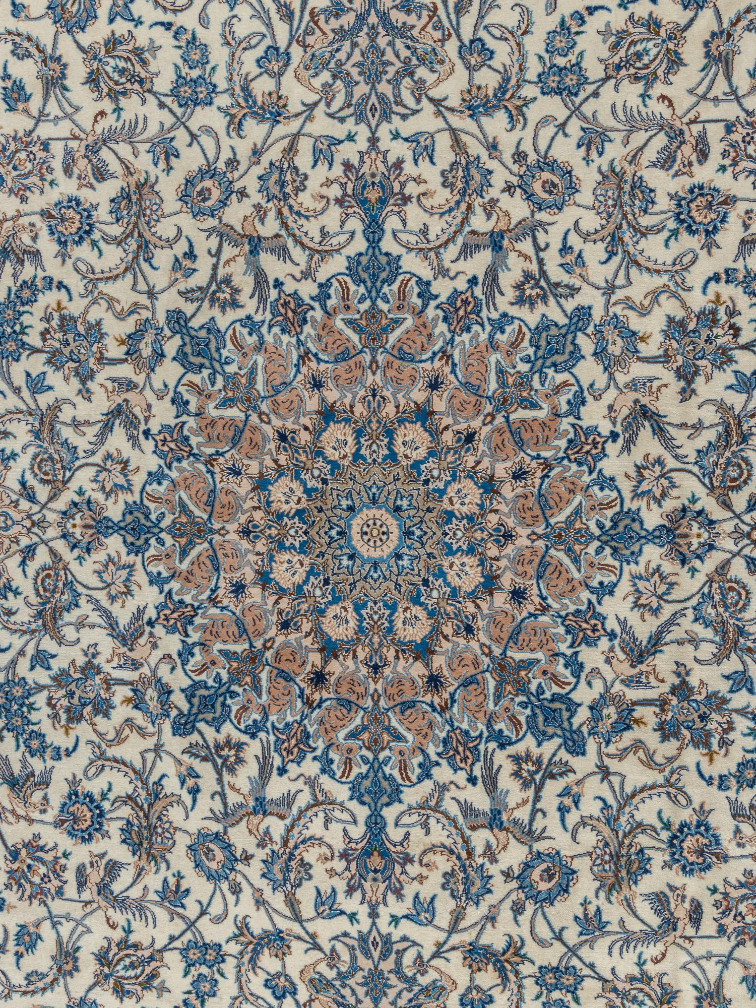 A Nain Wool Rug