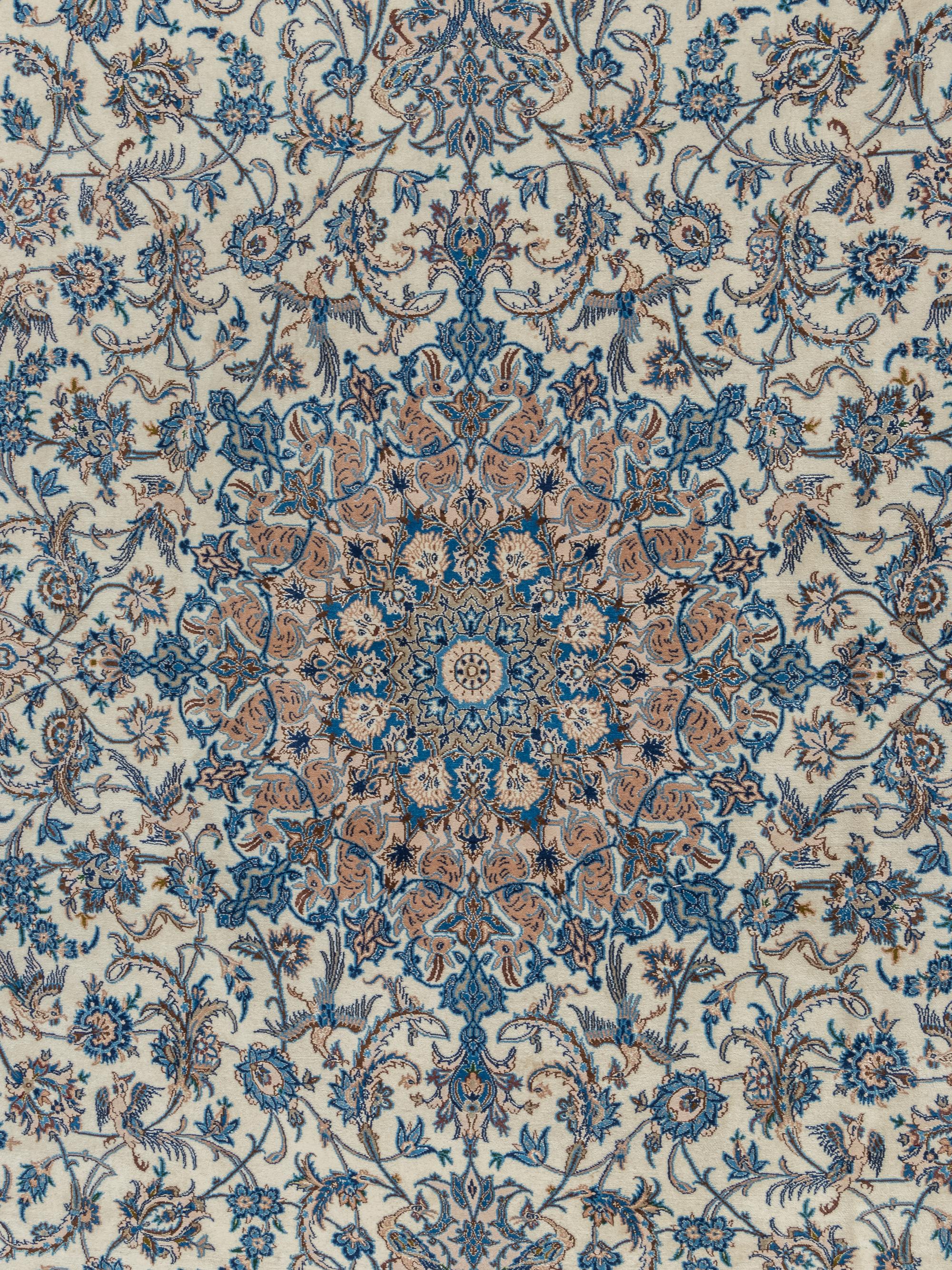 A Nain Wool Rug