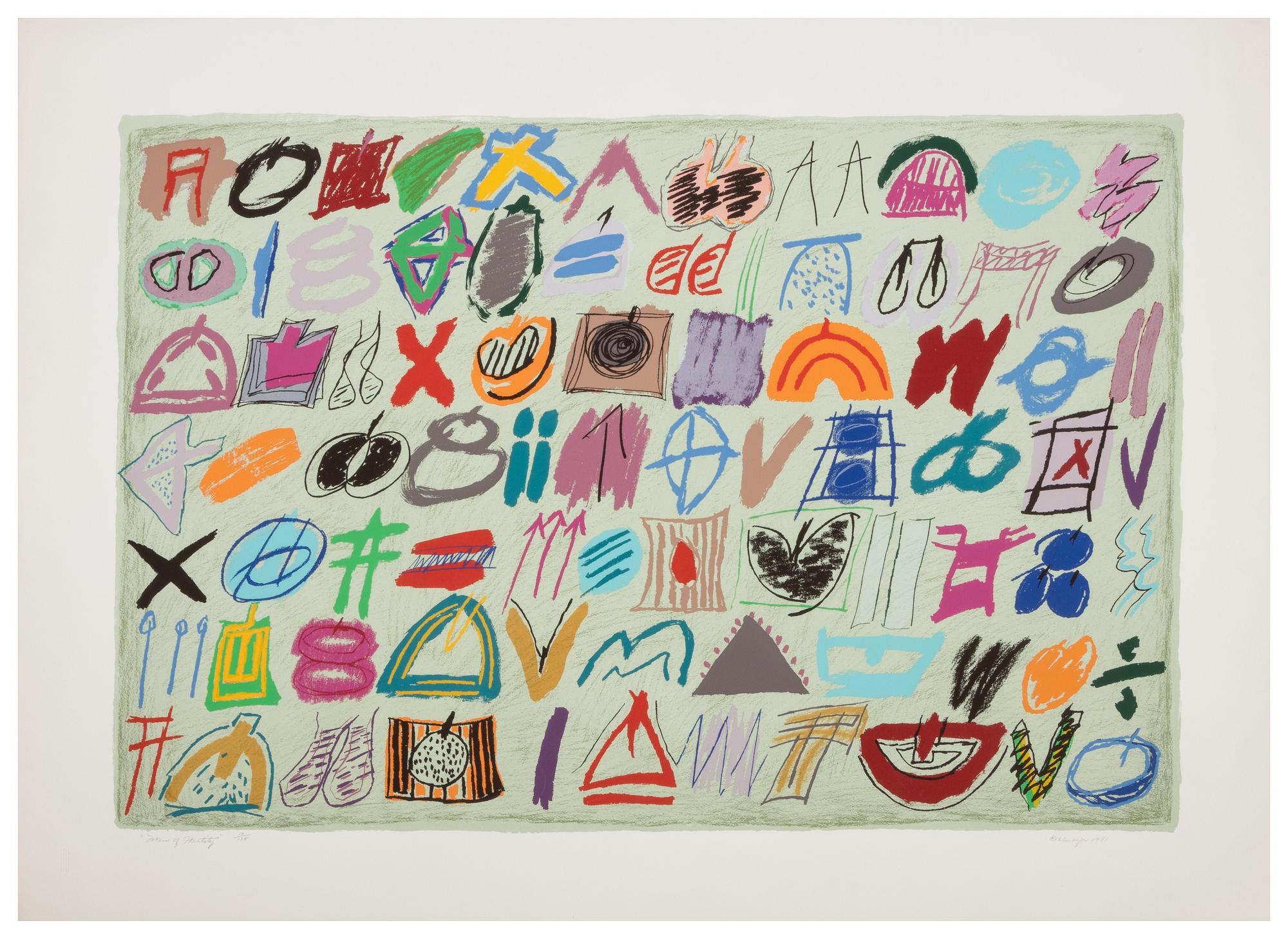 Synthesis Print, Markings and Tokens of Identity (a group of three prints)