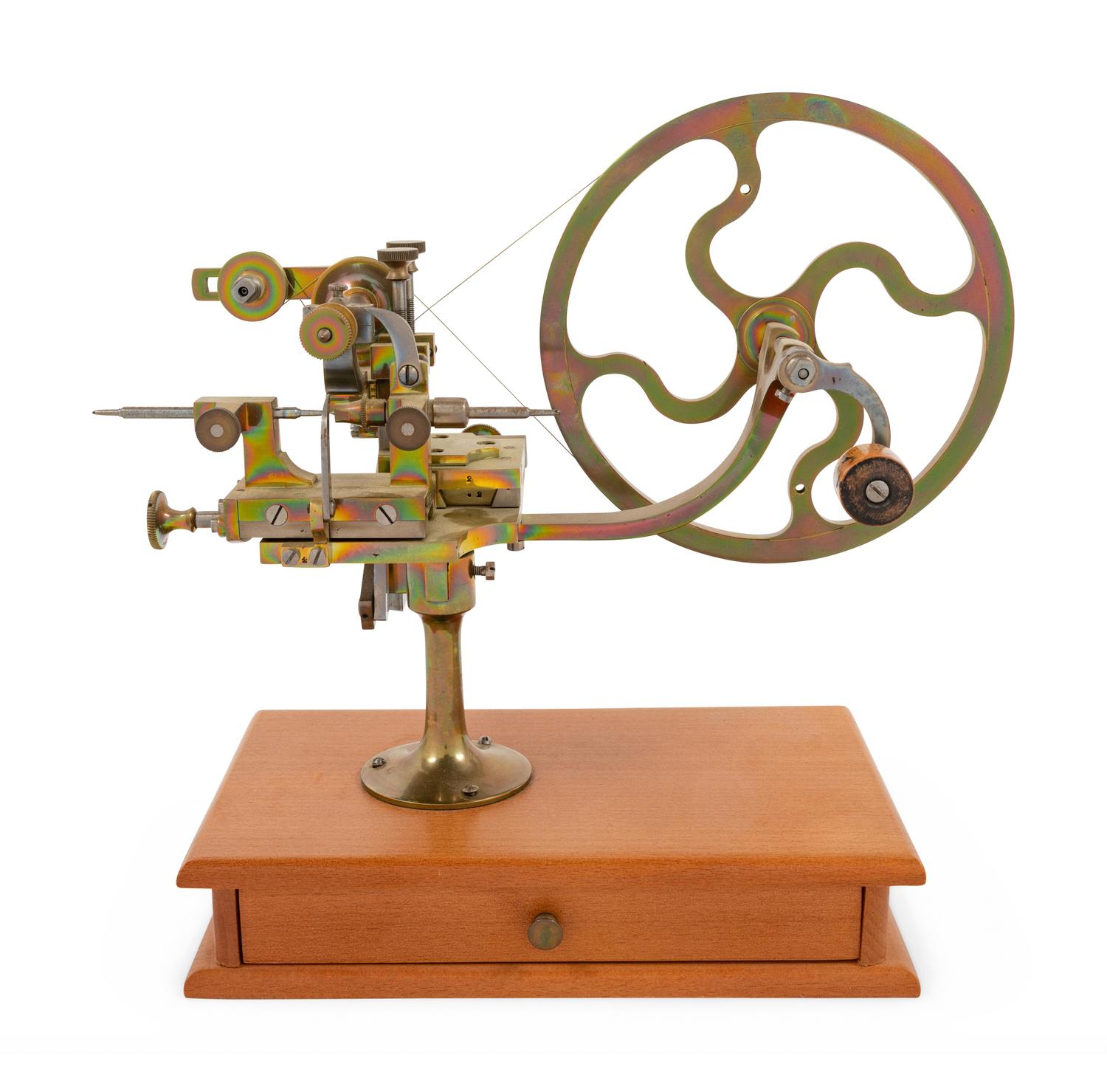 A Brass and Steel Watch Maker's Rounding Up Tool