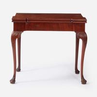 A George II Mahogany Games Table