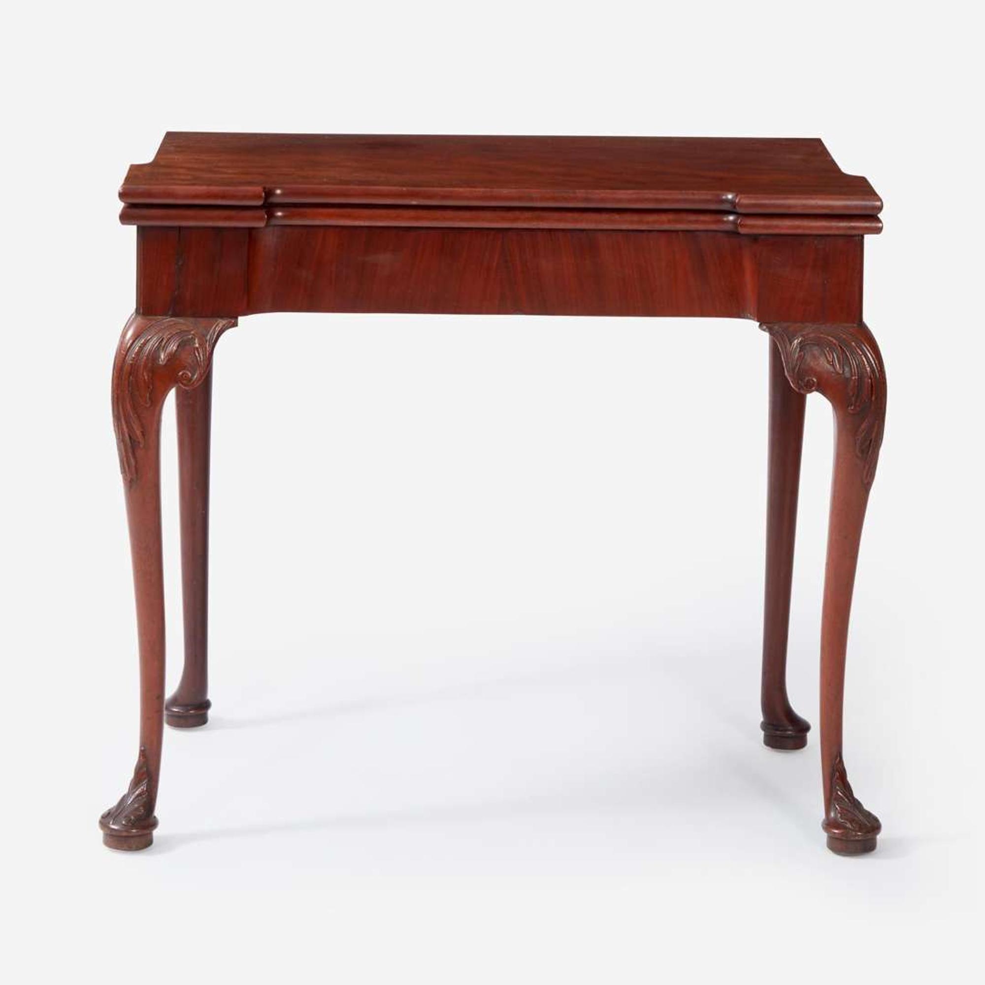 A George II Mahogany Games Table
