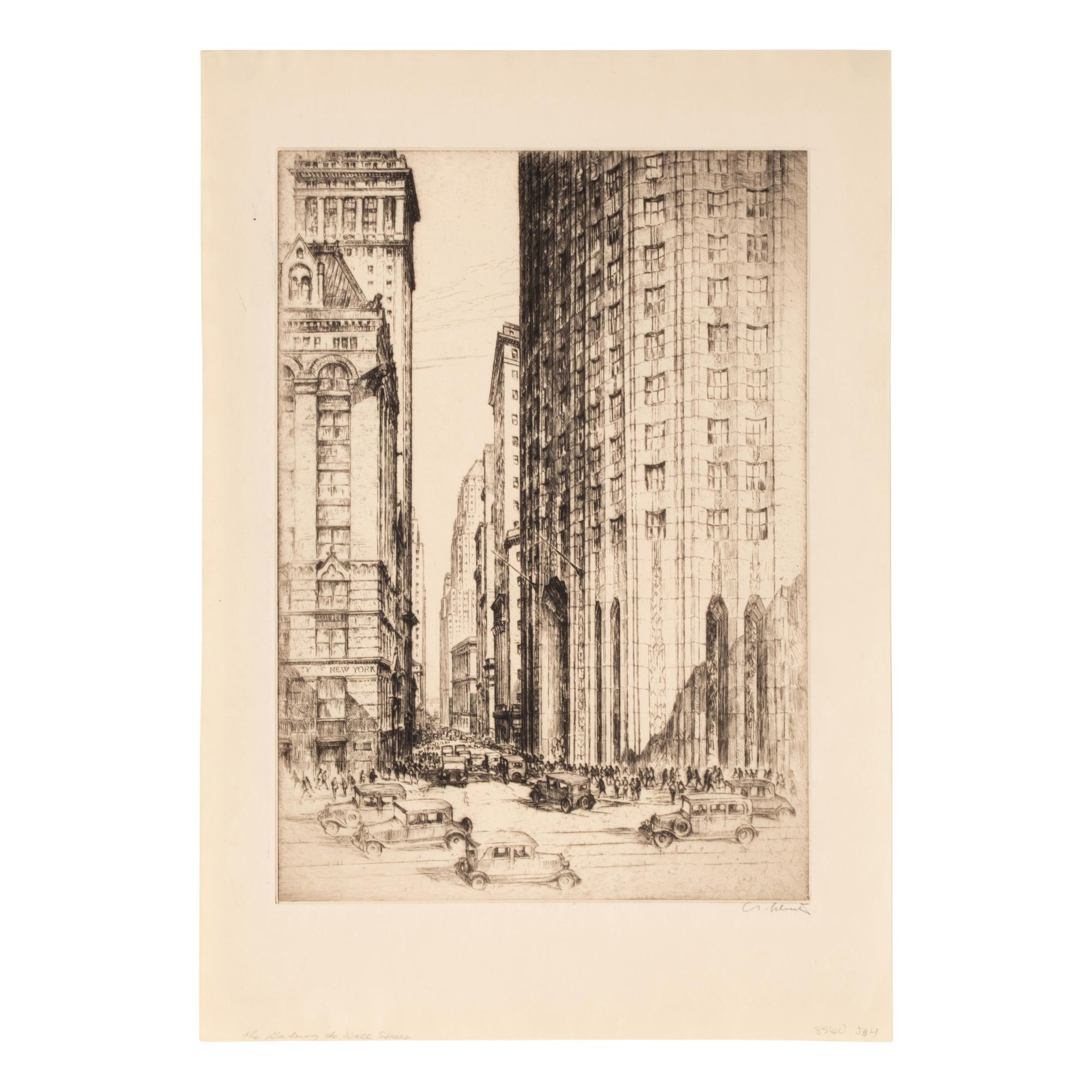 Six Cityscape Etchings