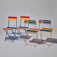 Set of 4 Bistro chairs for Fermob, France, 1985