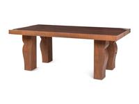 A Contemporary Hardwood Dining Table