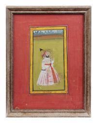 Three Mughal Miniature Paintings