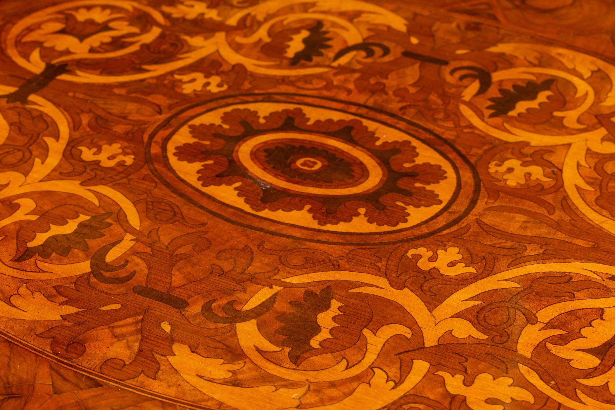 A William and Mary Oysterwood and Marquetry Chest of Drawers
