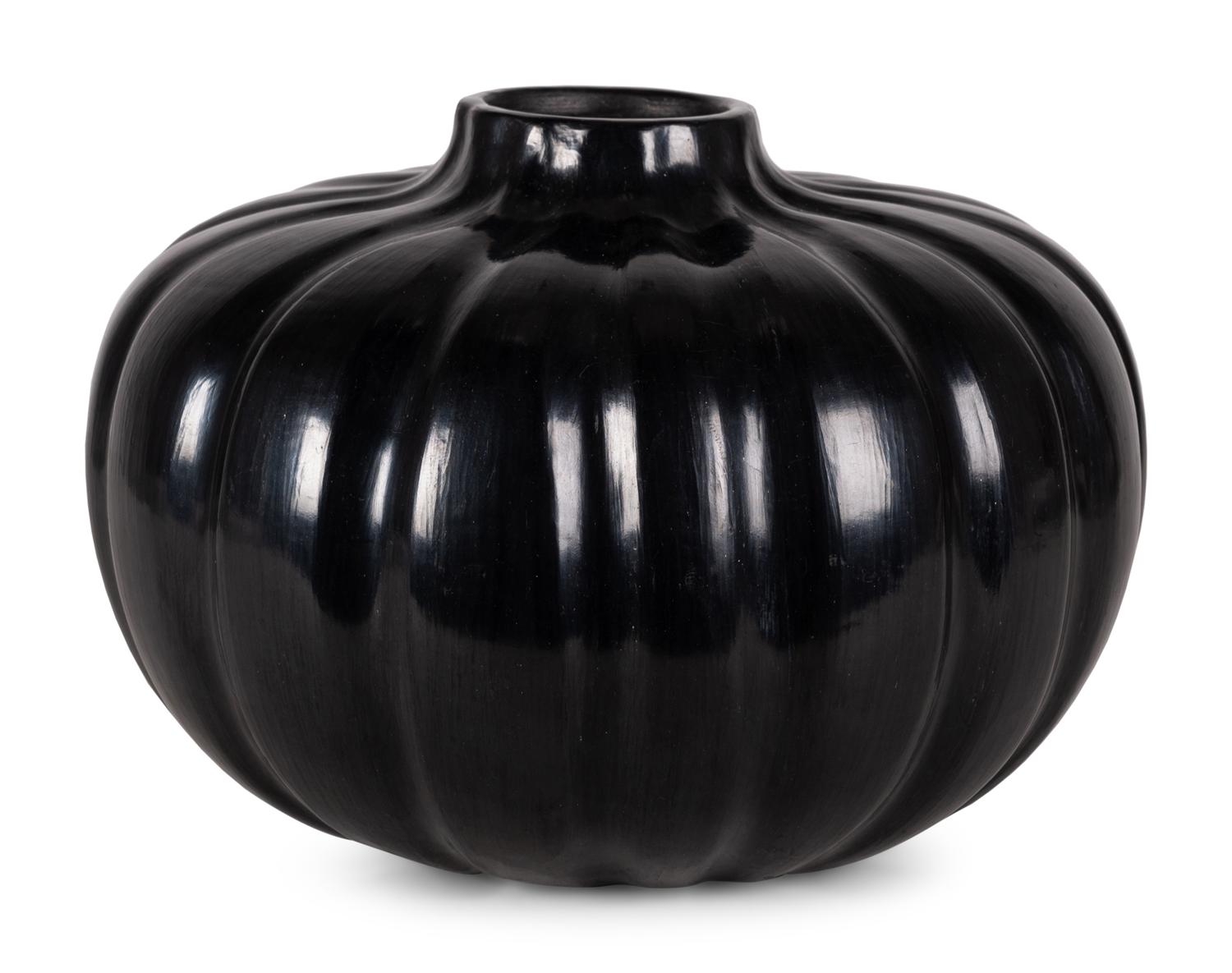 Melon Pottery Jar
