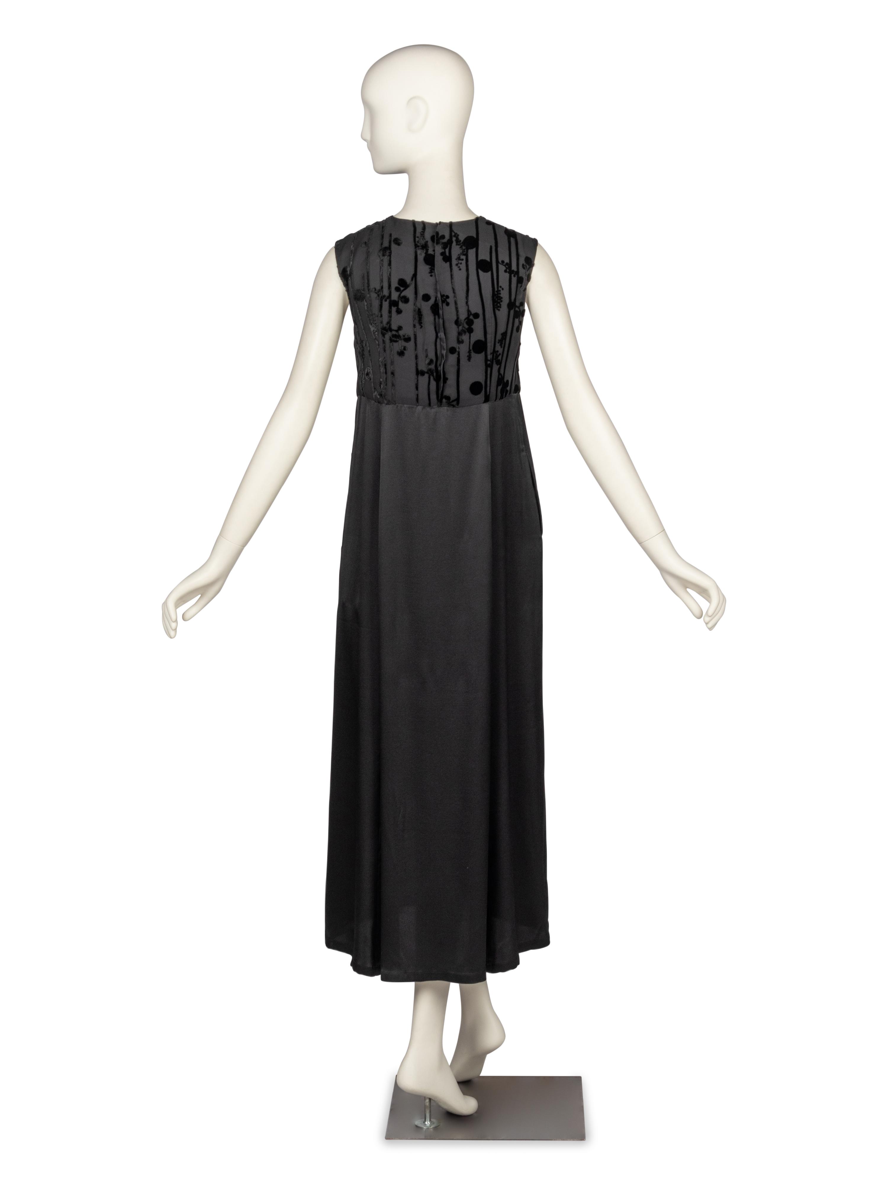 Yohji Yamamoto, Black Sleeveless Dress