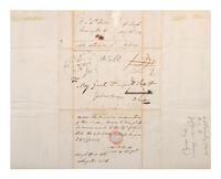 DAVIS, JEFFERSON (1808-1889). Autograph letter signed ("J.F. Davis") to General Winfield Scott. "Lexington," [Kentucky], 26 August 1828.