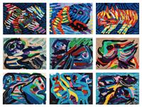 A Group of Nine Prints