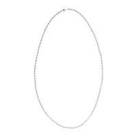 DIAMOND AND WHITE GOLD STATION NECKLACE