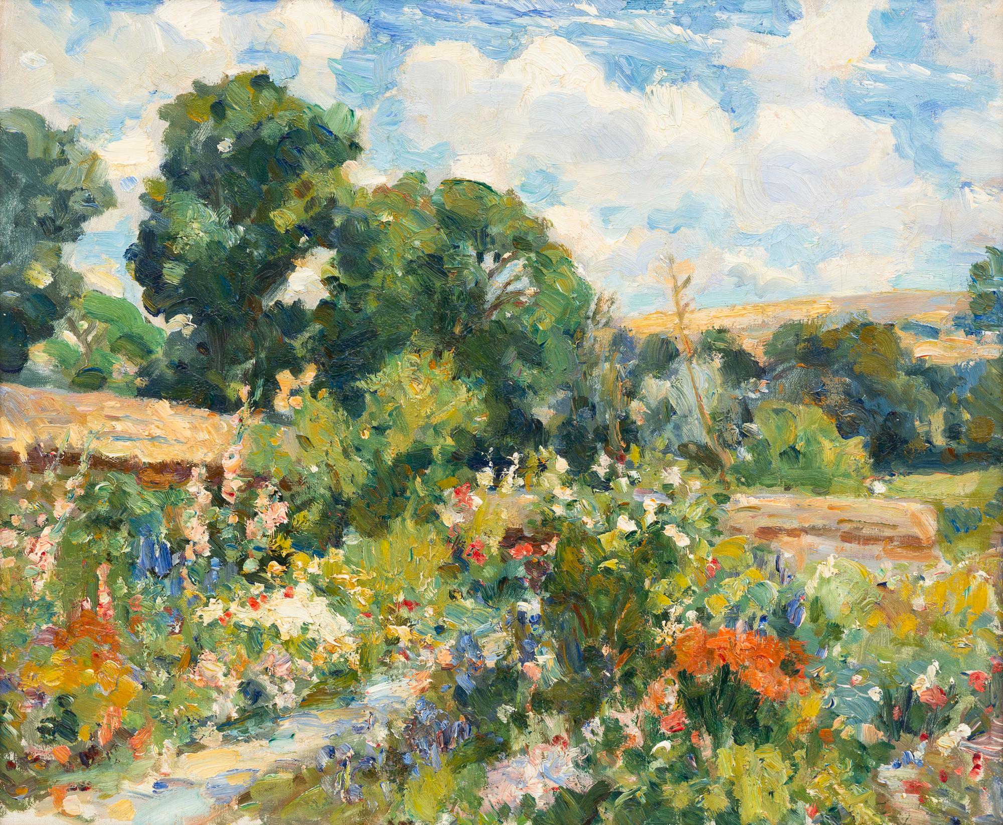 Wilfred Gabriel de Glehn (British, 1870-1951) — Summer Borders , c. 1944