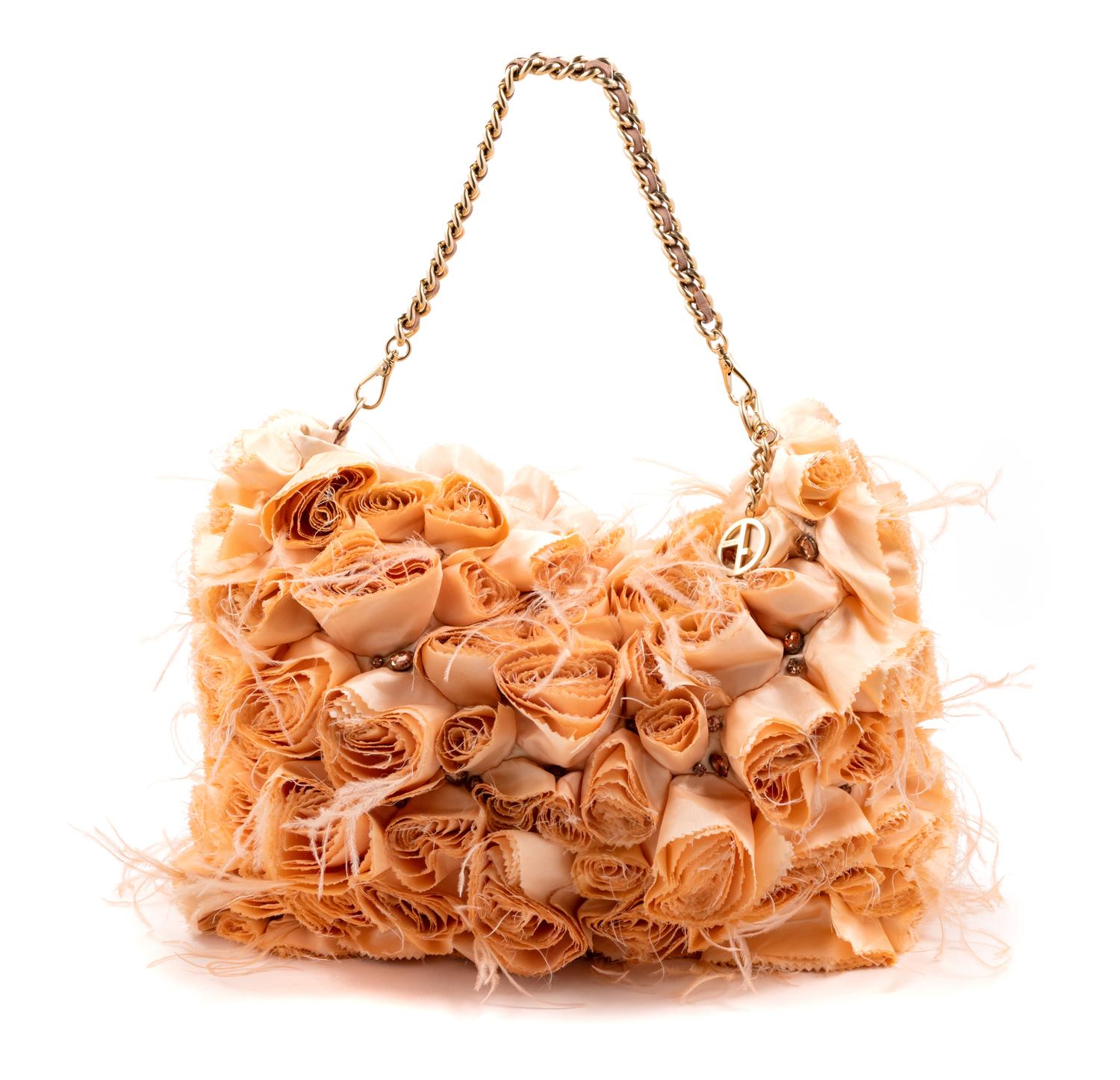 Giorgio Armani Rose Hobo Bag, 2000-10s