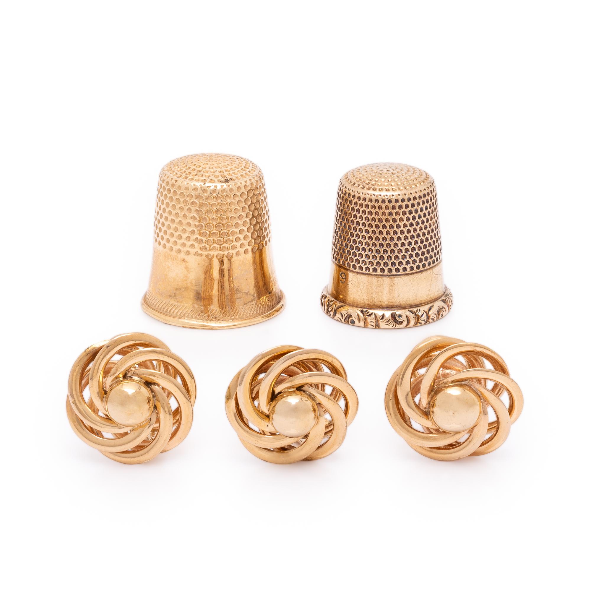 Collection of Yellow Gold Items