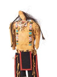 Great Lakes Beaded Hide Male Doll