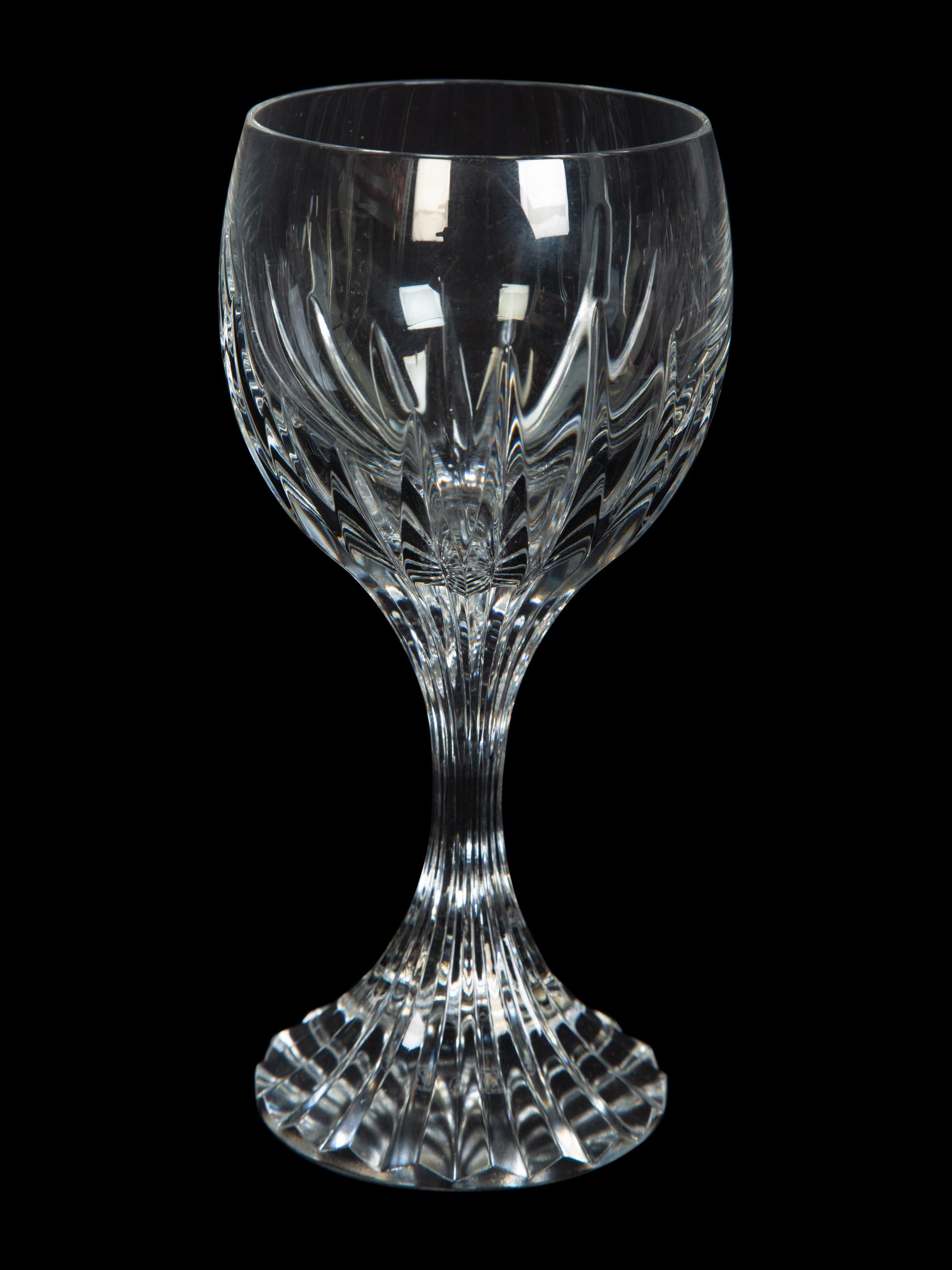 A Baccarat Masséna Stemware Service