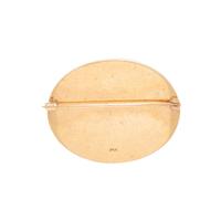 YELLOW GOLD, ESSEX CRYSTAL BROOCH