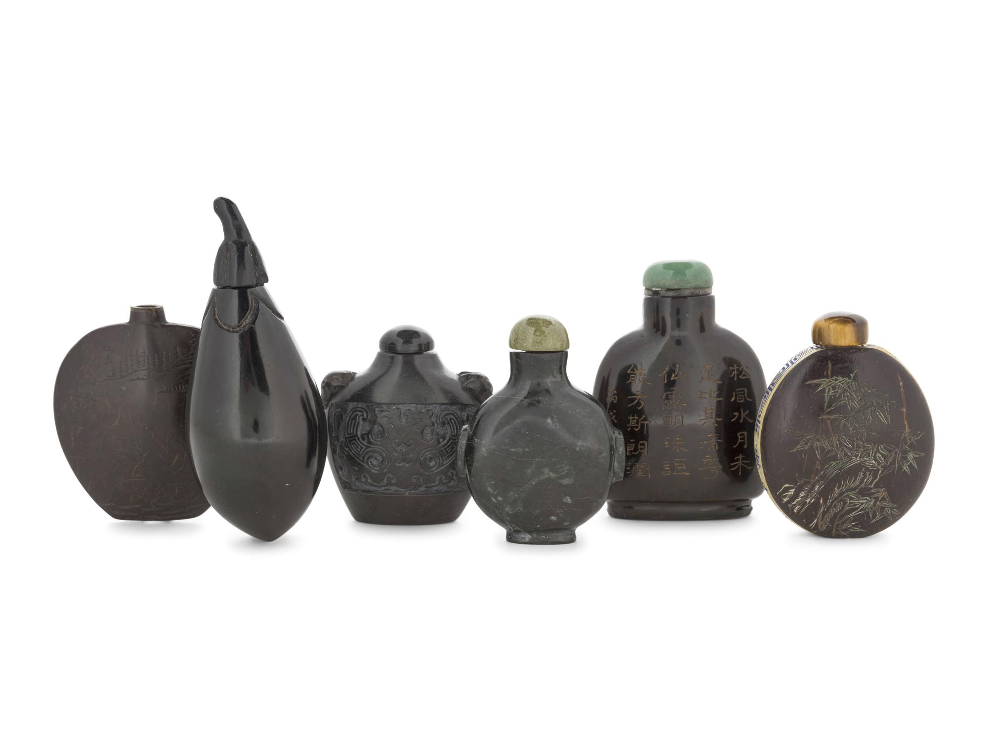Six Snuff Bottles
