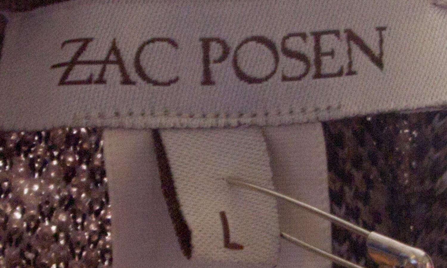 A Zac Posen Cashmere Print Skirt, Size L.