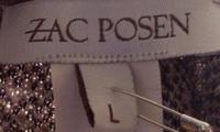 A Zac Posen Cashmere Print Skirt, Size L.
