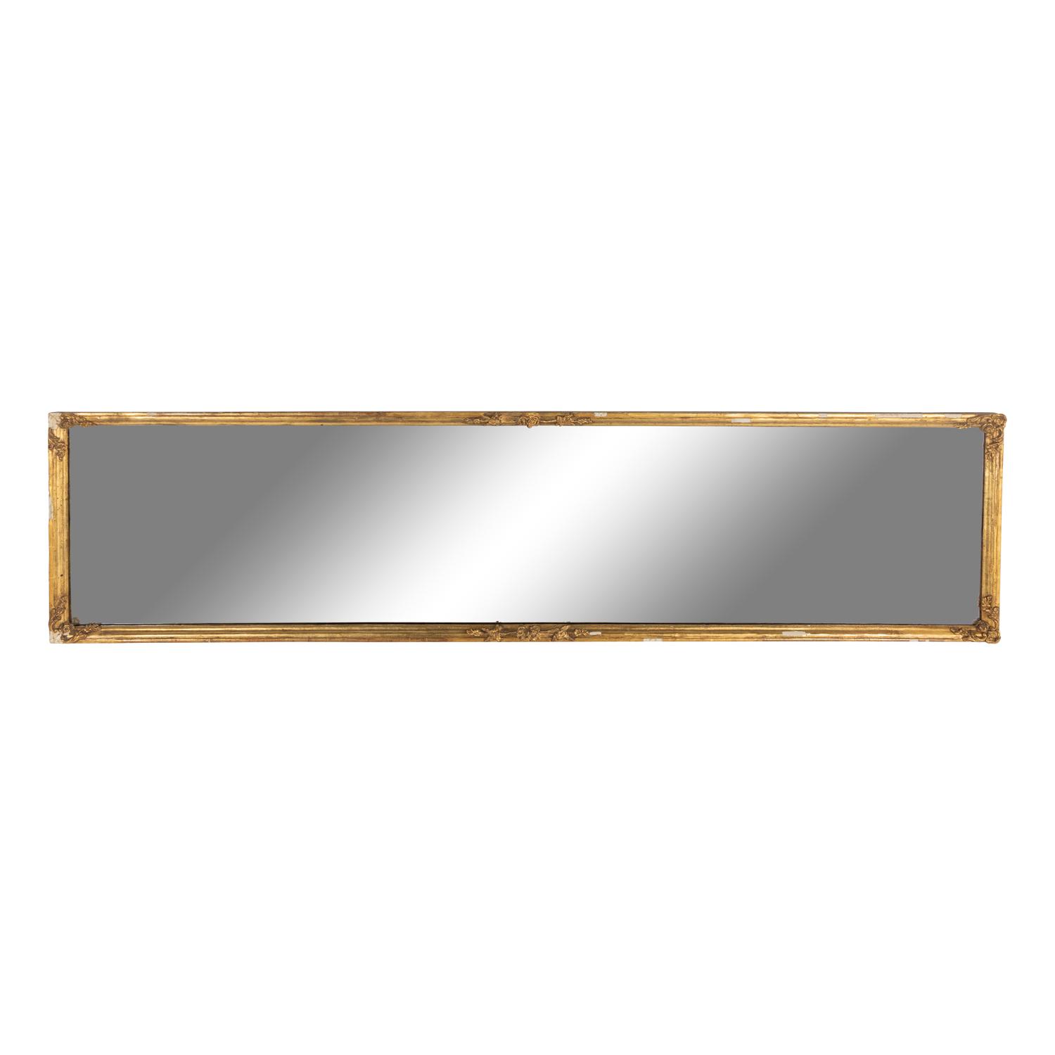An Austrian Giltwood Overmantel Mirror