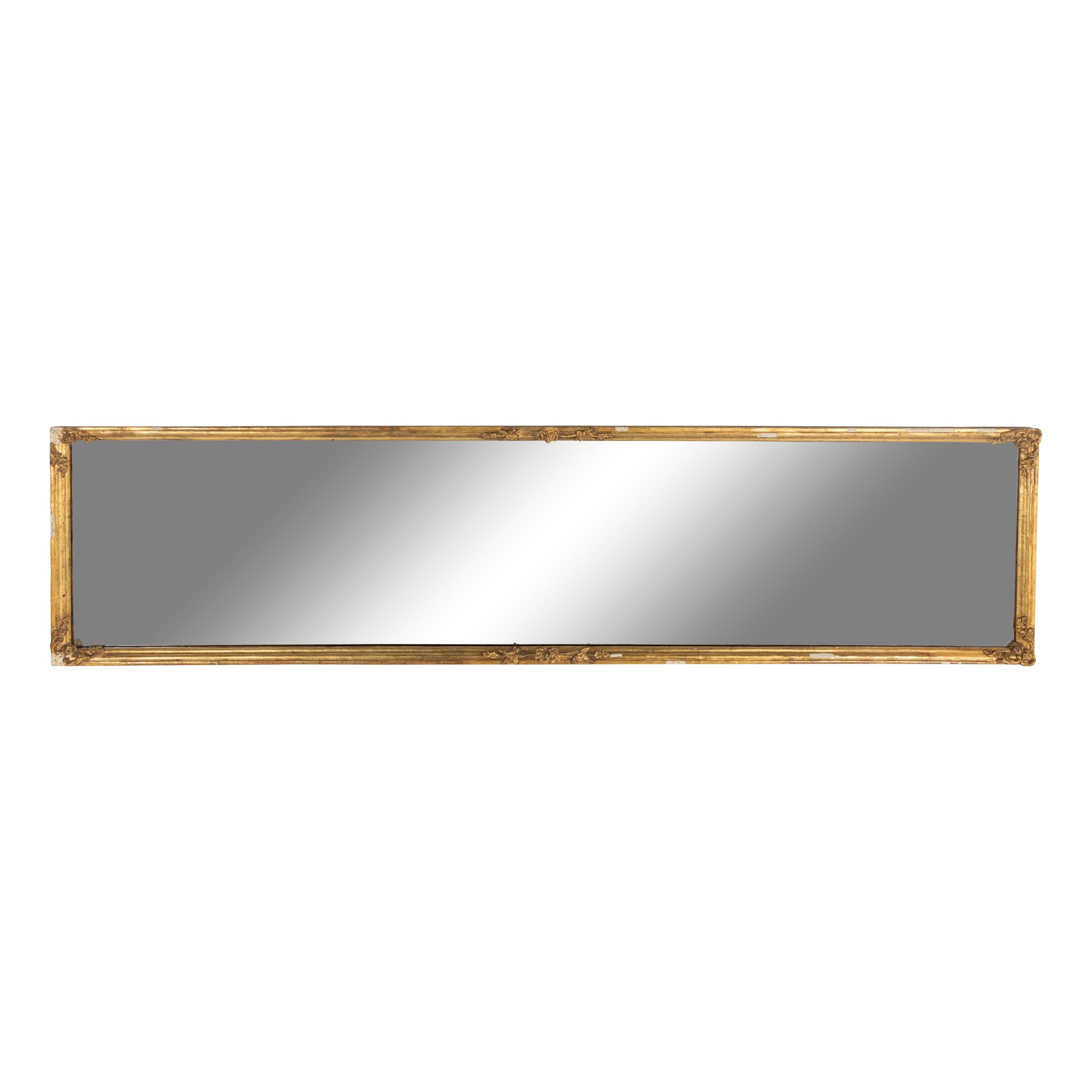 An Austrian Giltwood Overmantel Mirror