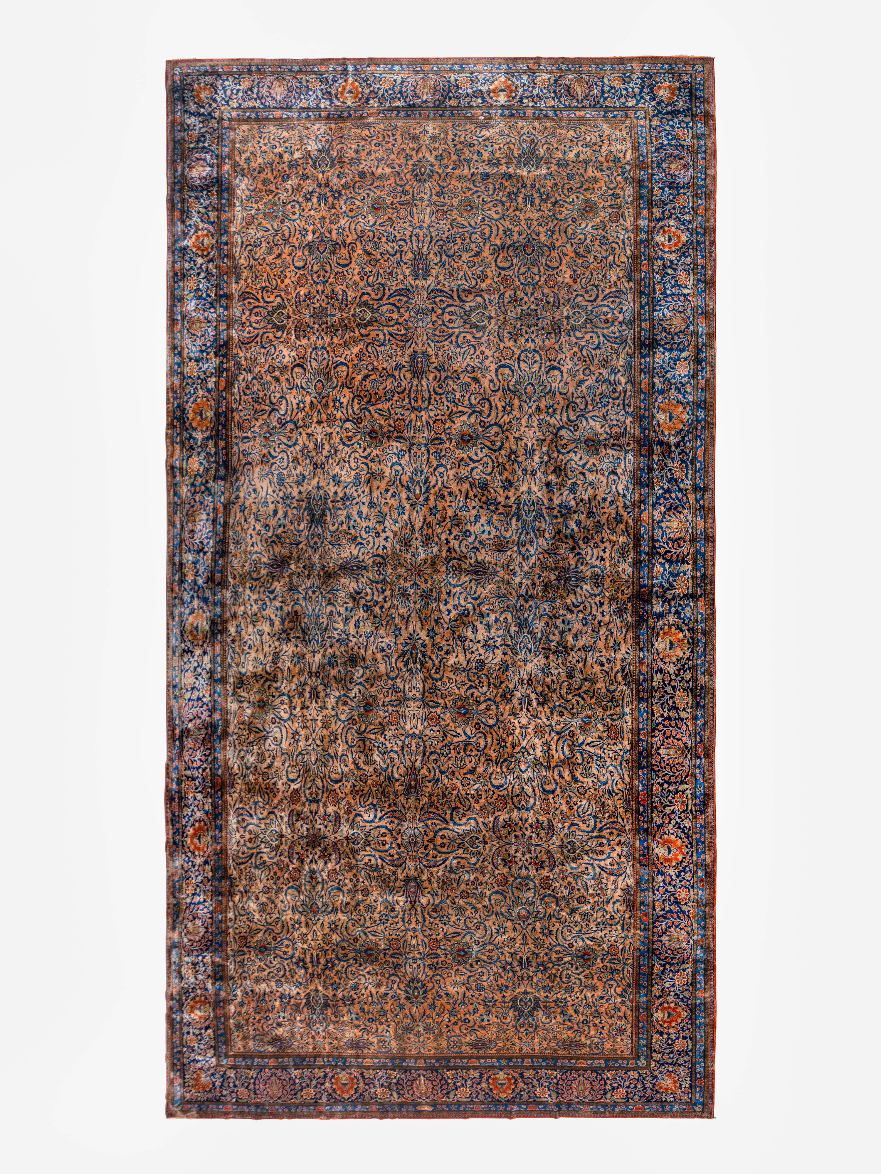A Kashan Wool Rug