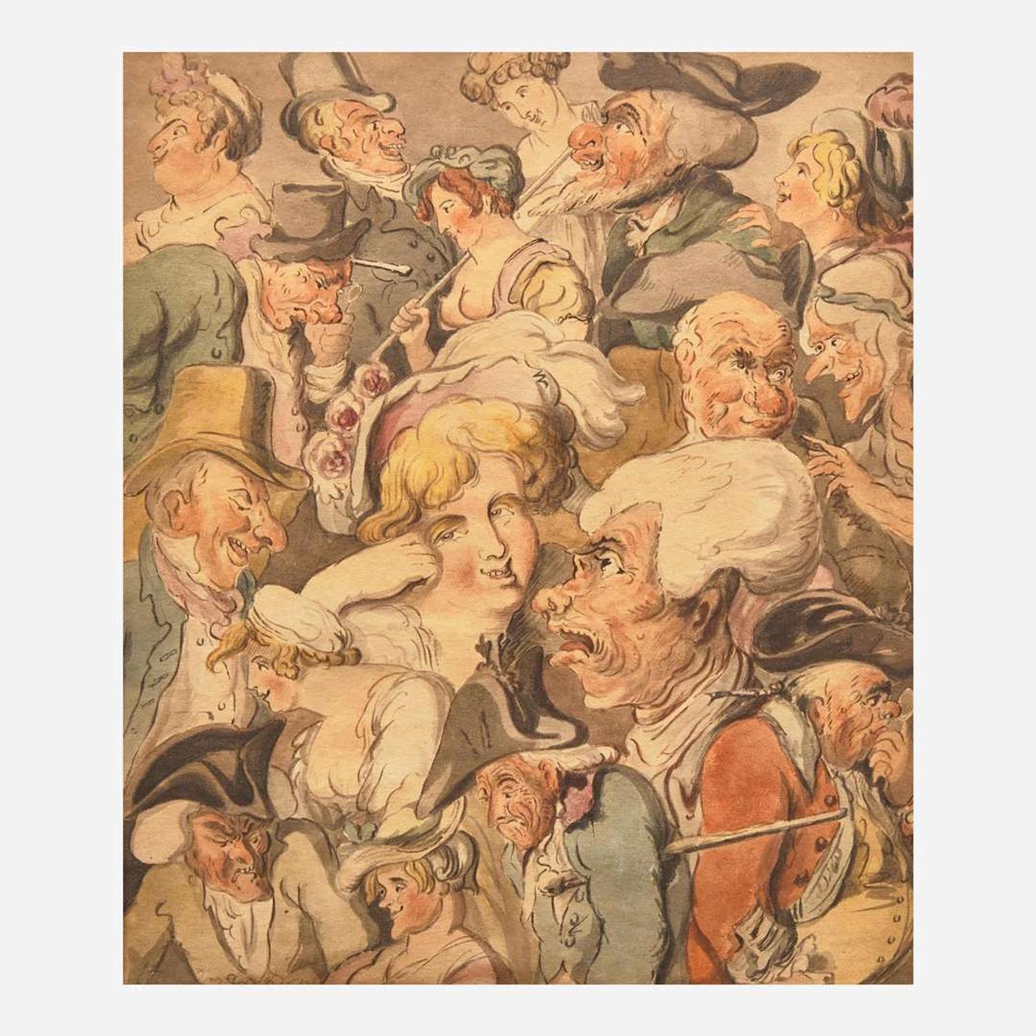 Thomas Rowlandson (British, 1756-1827) Studies of Various Characters