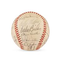 A 1970 St. Louis Cardinals Team Signed Autograph Baseball (Beckett Authentication Services)