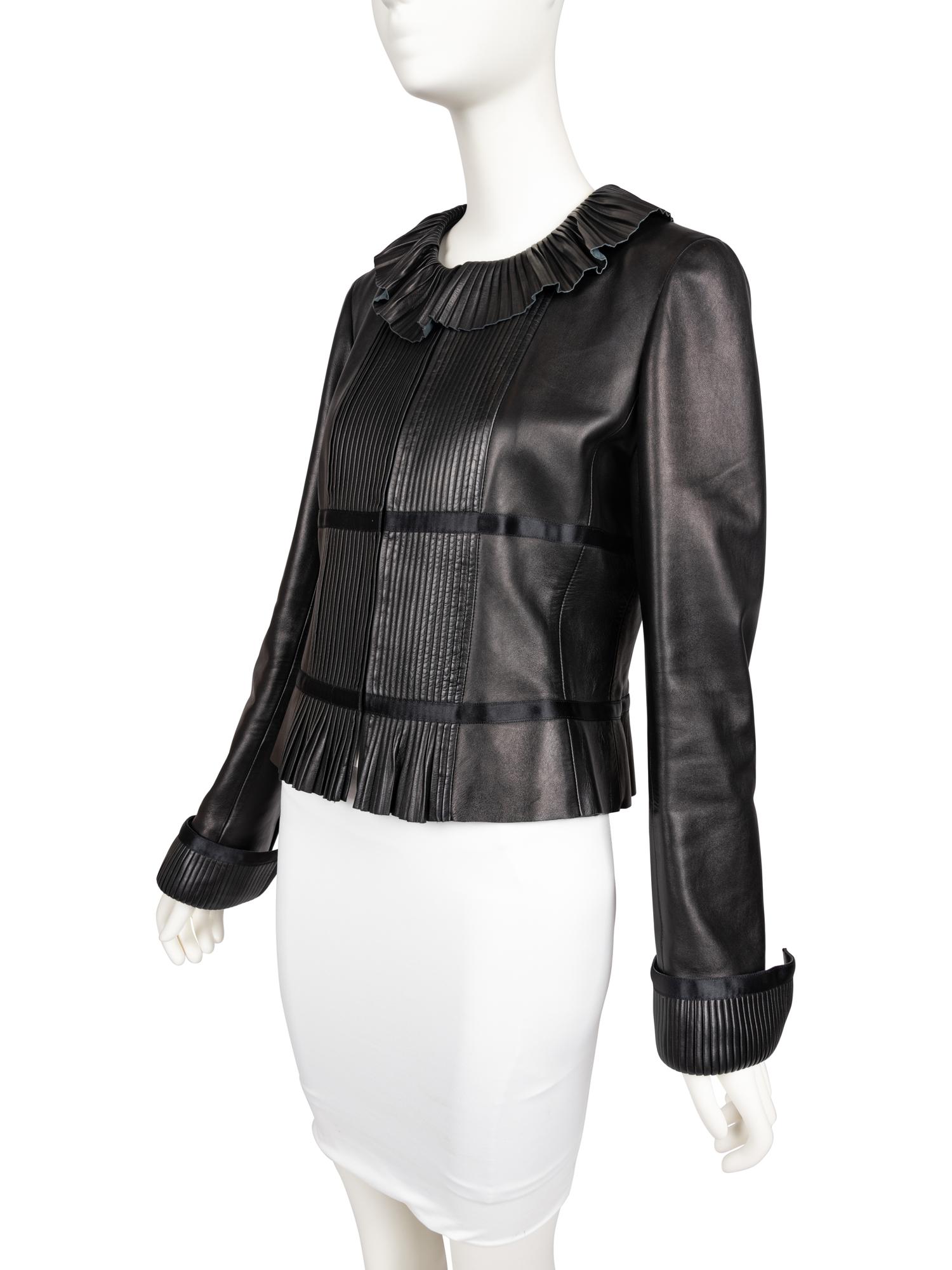 Chanel Pleated Leather Jacket, Autumn 2004