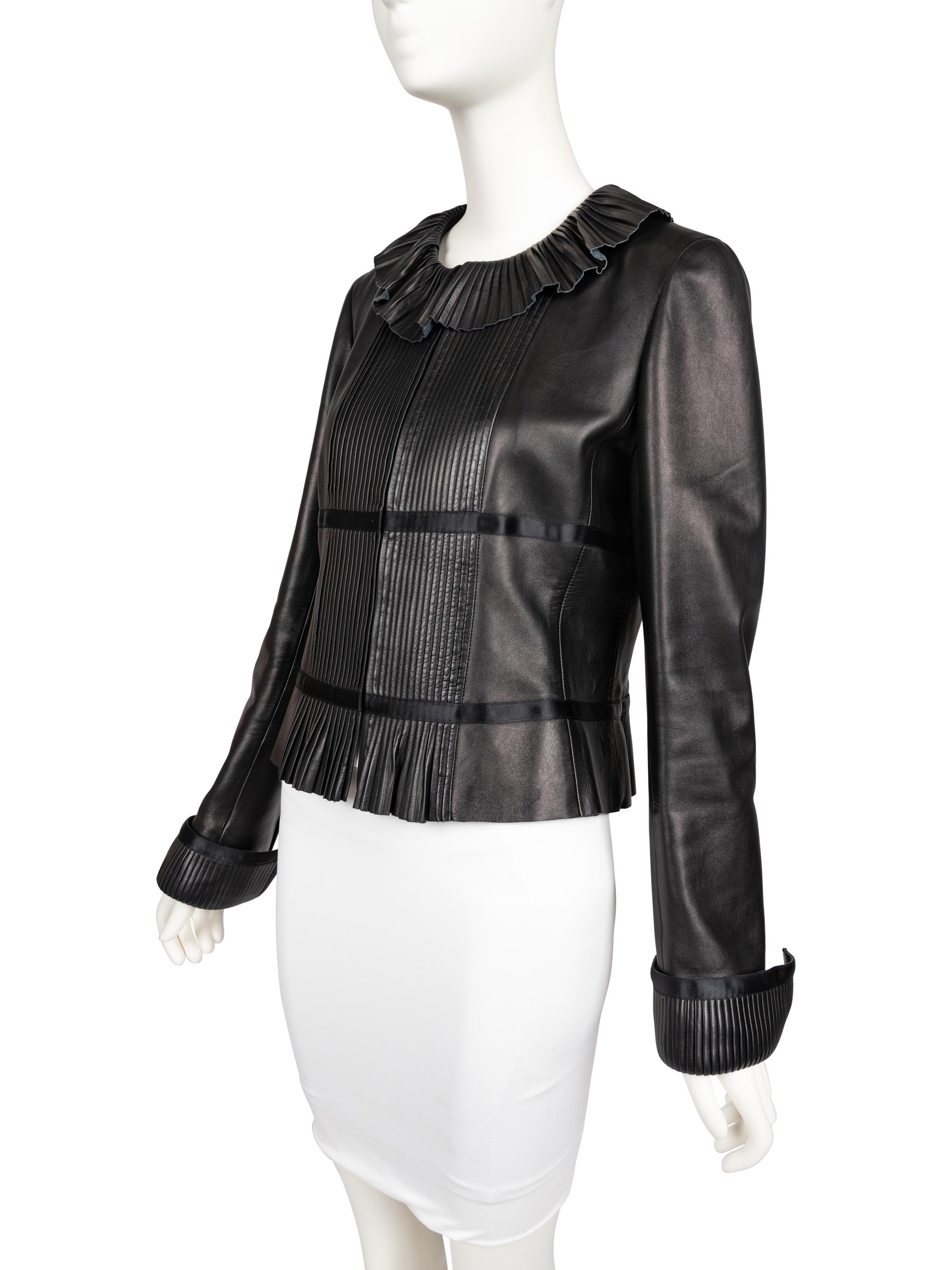 Chanel Pleated Leather Jacket, Autumn 2004