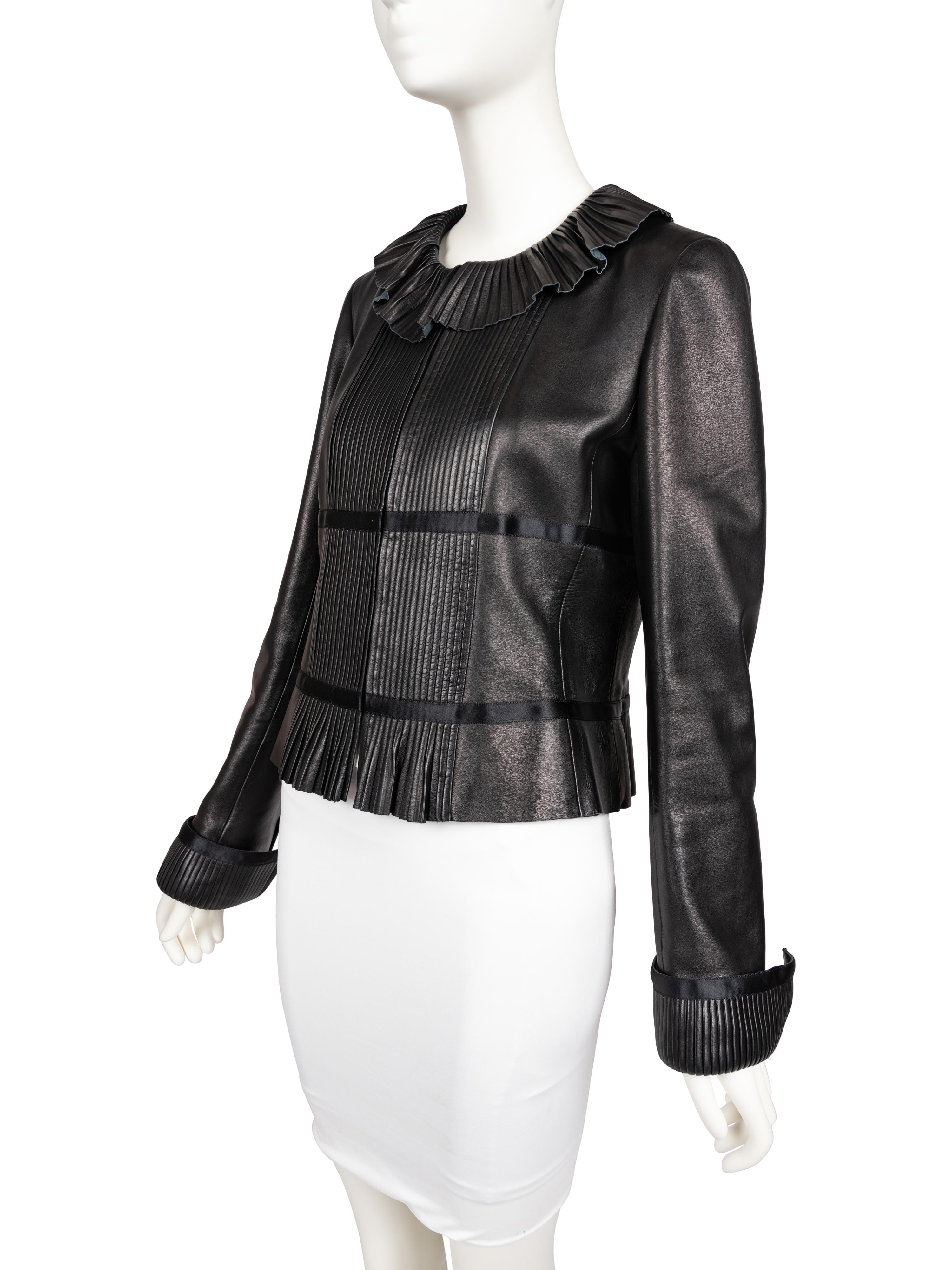 Chanel Pleated Leather Jacket, Autumn 2004