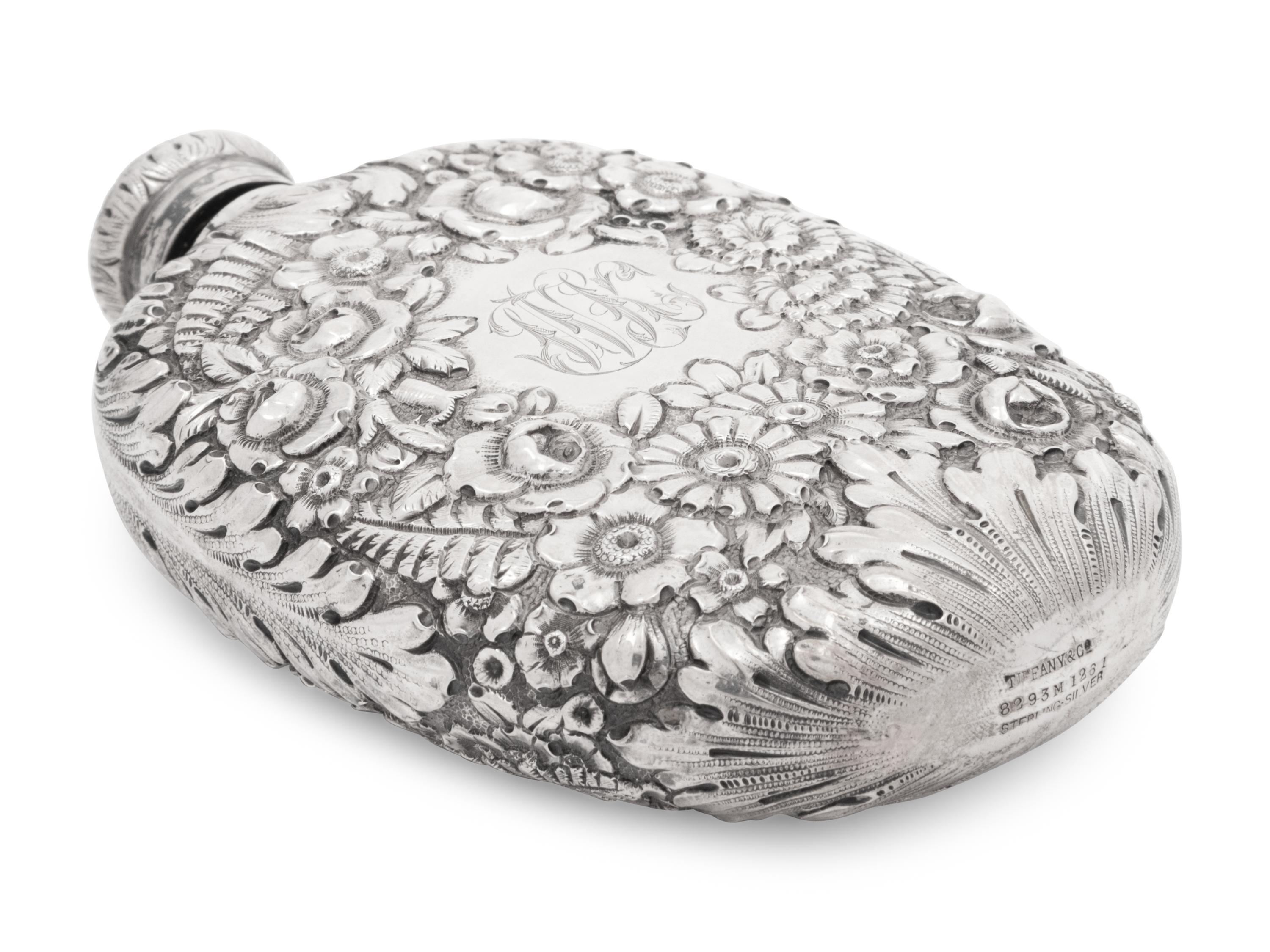 A Tiffany & Co. Silver Flask