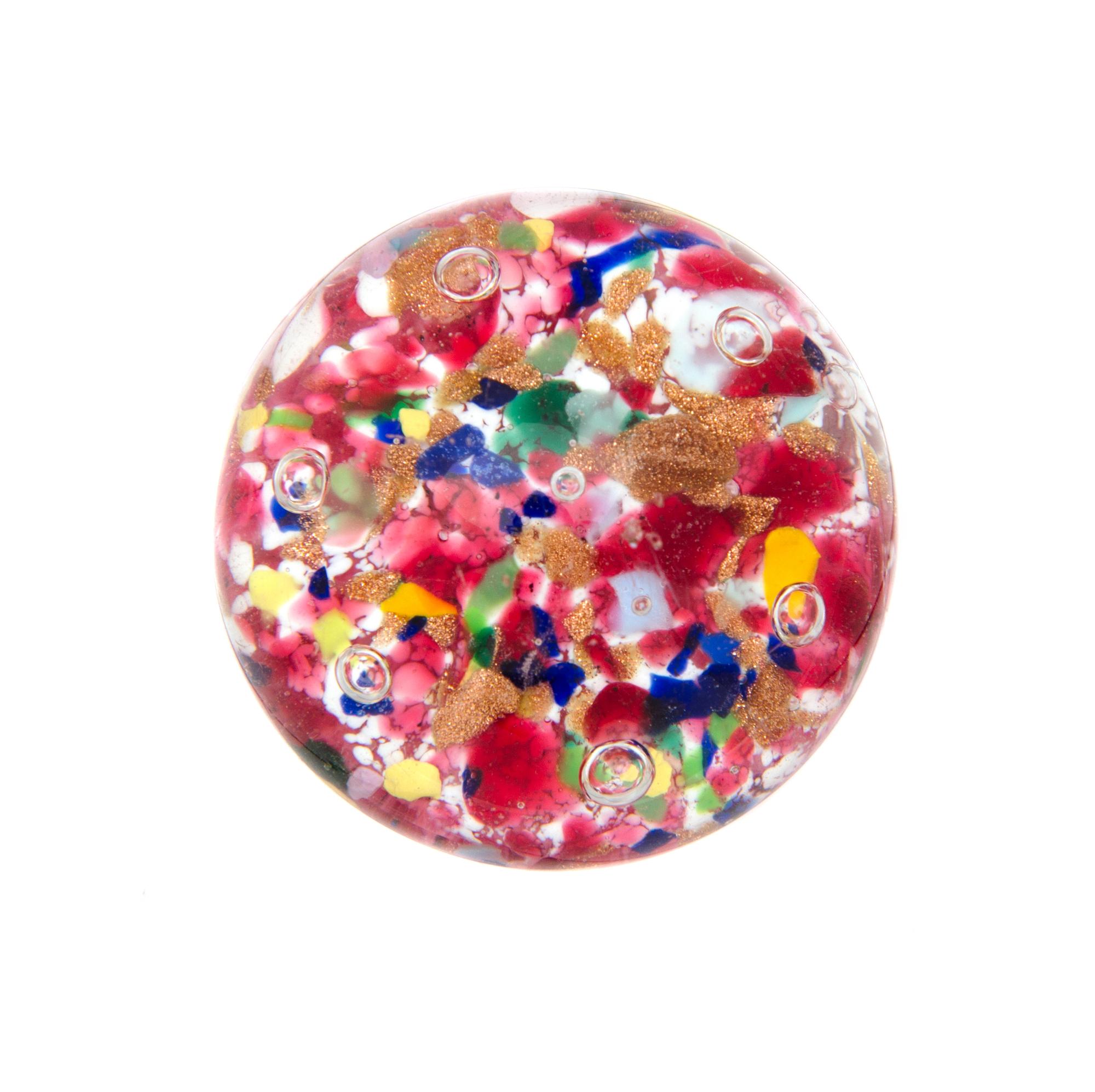 Clichy, France, 19TH CENTURY, a scramble miniature paperweight, with aventurine