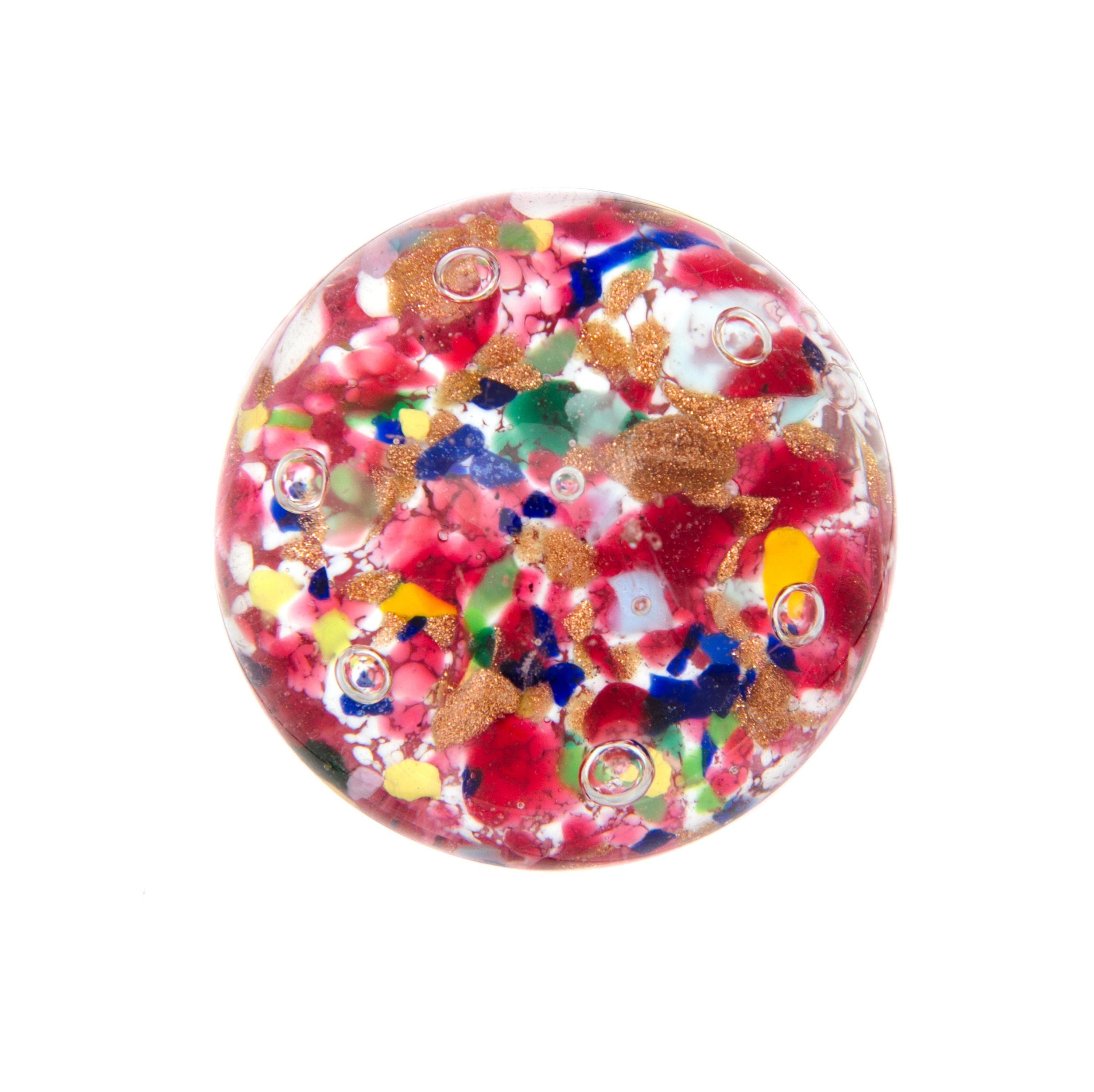 Clichy, France, 19TH CENTURY, a scramble miniature paperweight, with aventurine