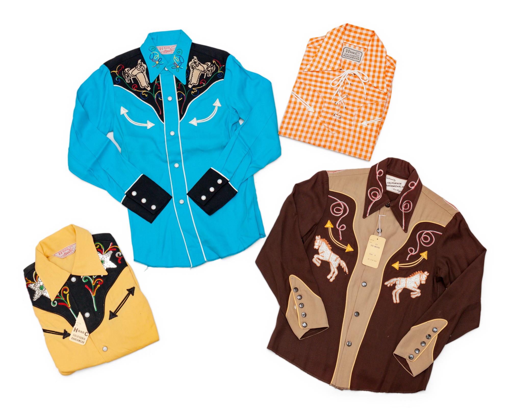 Collection of Eight Child's Western Shirts by H Bar C, each size 8